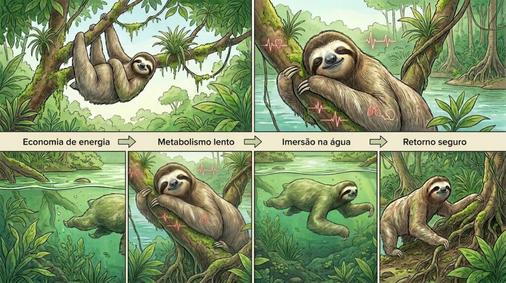 O animal que pode ficar minutos sem respirar durante uma perseguição