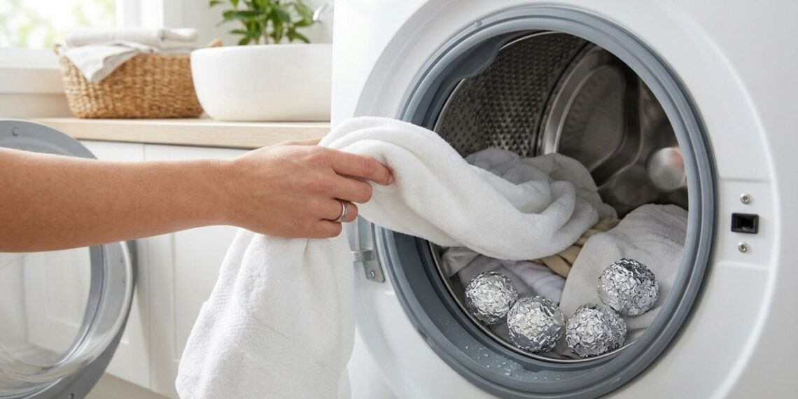 Colocar bolas de papel alumínio dentro da máquina de lavar roupas: para que serve e por que recomendam