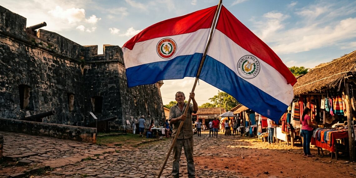 Você nunca reparou: a bandeira do Paraguai tem dois lados completamente diferentes e representa uma nação dividida por idioma