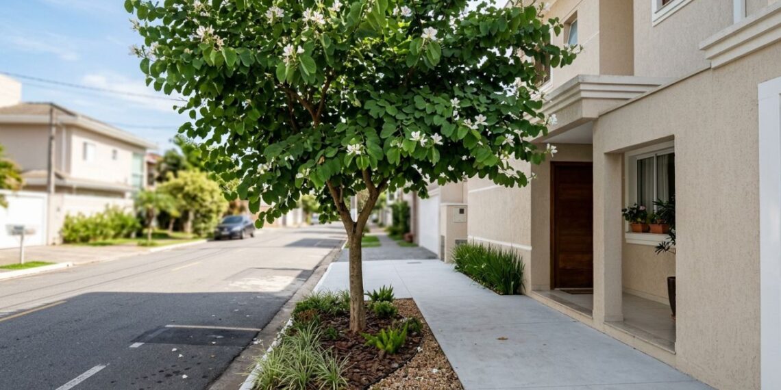 Essa árvore é ideal para o seu quintal pequeno: não racha o piso, proporciona sombra e dá flores parecidas com orquídeas