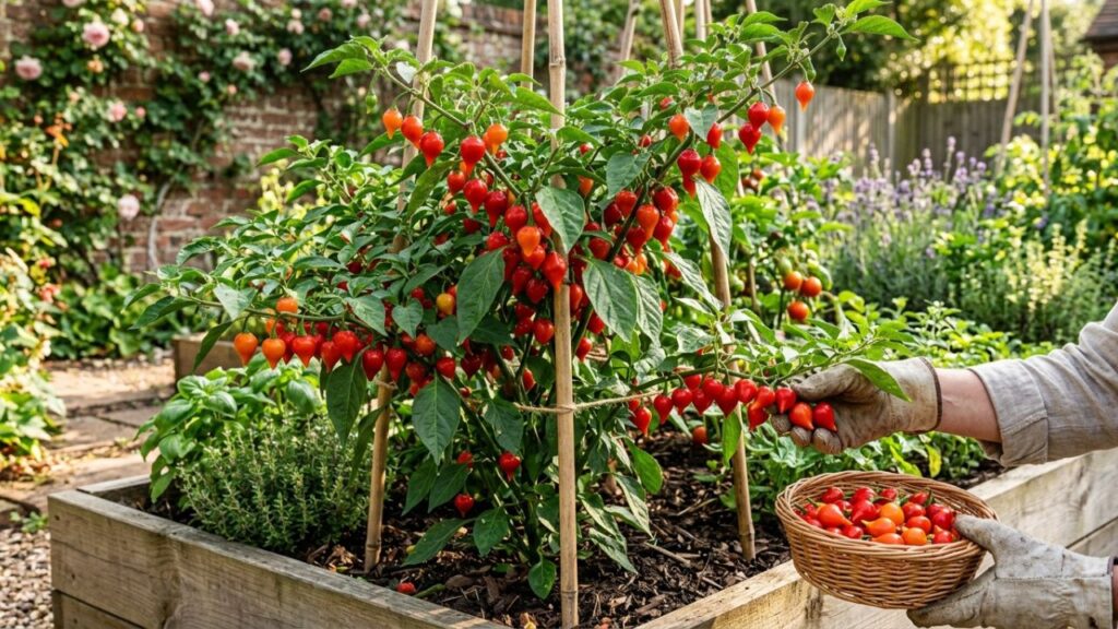 Como plantar pimenta biquinho em casa com o adubo certo para a planta crescer forte sem arder