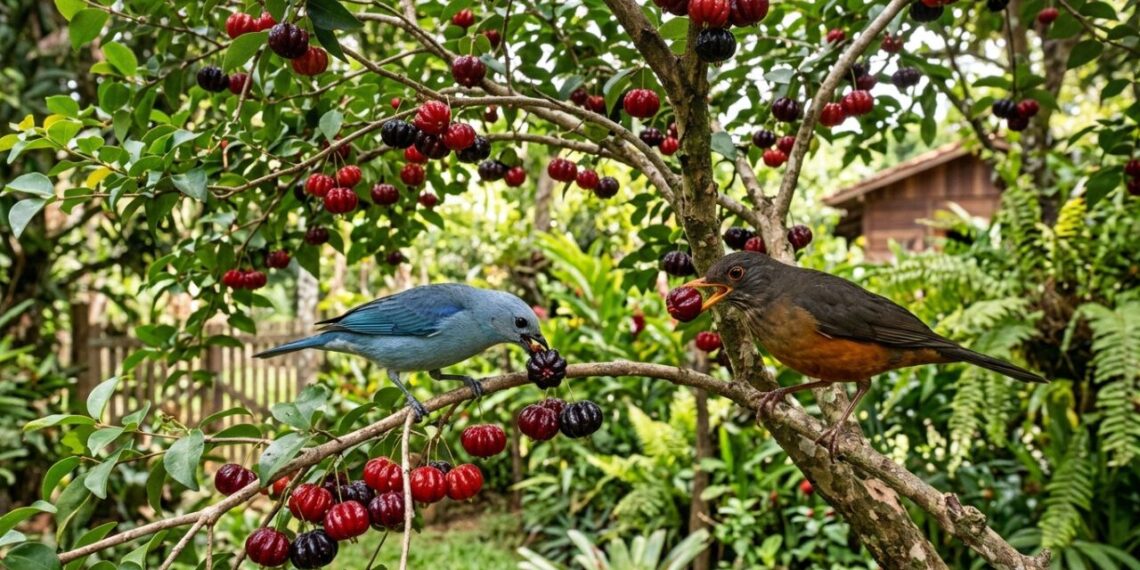 A arvoreta mais atrativa para pássaros no quintal: como cuidar da pitangueira e fazer carregar de frutos doces