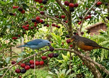 A arvoreta mais atrativa para pássaros no quintal: como cuidar da pitangueira e fazer carregar de frutos doces