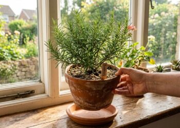 Como plantar alecrim em casa com o adubo certo para a planta crescer forte e não ressecar