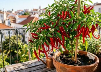 Como plantar pimenta dedo-de-moça em casa com o adubo certo para a planta crescer forte e produzir muito