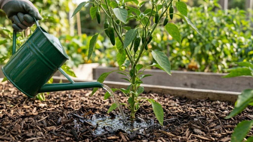 Plantar-pimenta-dedo-de-moca-2-1024x576 Como plantar pimenta dedo-de-moça em casa com o adubo certo para a planta crescer forte e produzir muito