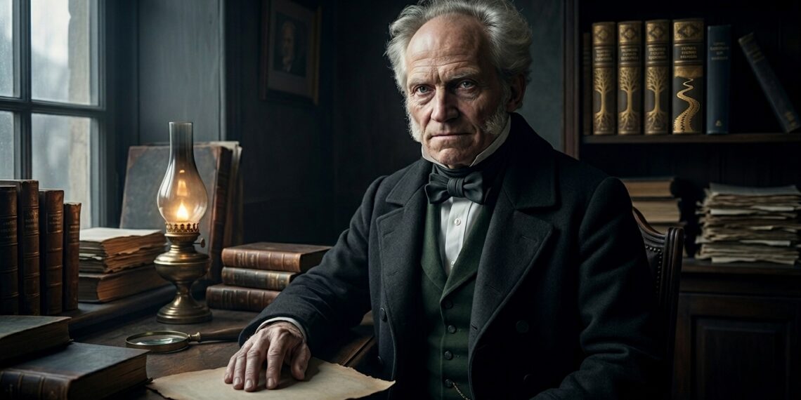Frase do dia de Arthur Schopenhauer, filósofo alemão e crítico da ambição humana: "Todo homem toma os limites do seu próprio campo de visão como os limites do mundo"