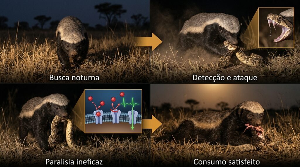 Este bicho consegue sobreviver à picada das cobras mais venenosas do planeta