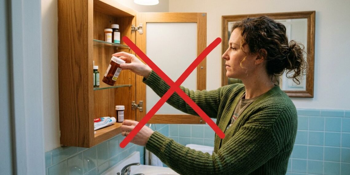 Pare de guardar remédios e vitaminas no armário do banheiro: essa é a maneira correta de armazenar no quarto para evitar que o vapor e o calor alterem as fórmulas