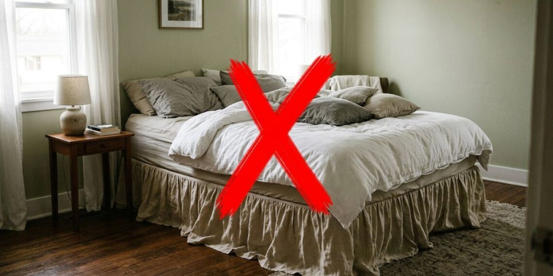 Adeus às camas com saias de tecido arrastando no chão: a tendência minimalista para renovar o quarto com estrados baixos de madeira