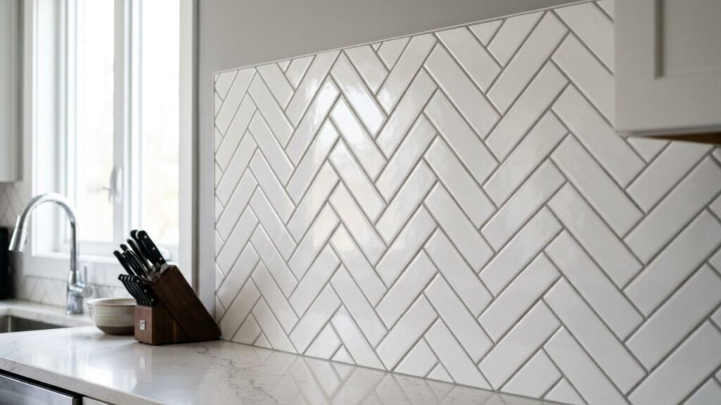 Revestimento-metro-white-3-1024x576 Adeus ao azulejo estampado com desenhos na cozinha: a nova tendência é mais limpa e proporciona amplitude com o revestimento metrô white liso