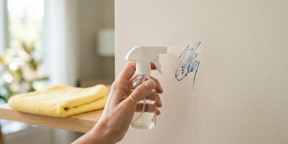 Como remover riscos coloridos de canetinha infantil da parede sem descascar a pintura: o truque fácil de esfregar laca de cabelo ou spray fixador que sempre funciona