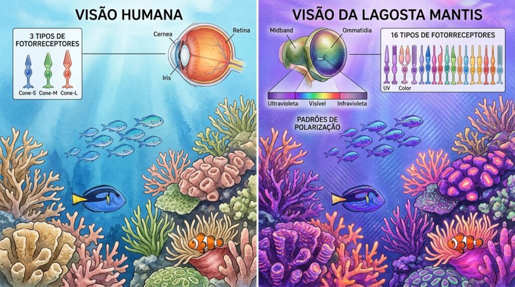 Este predador consegue enxergar cores que o olho humano nem imagina que existem