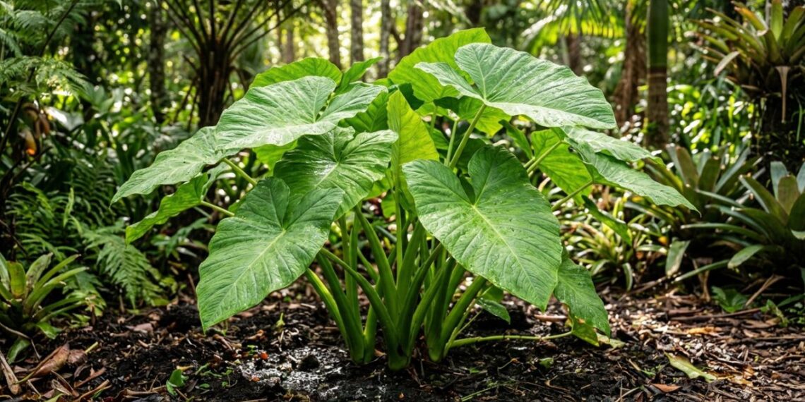 A folhagem comestível mais volumosa do quintal: como cuidar da taioba verdadeira e fazer as folhas crescerem gigantes