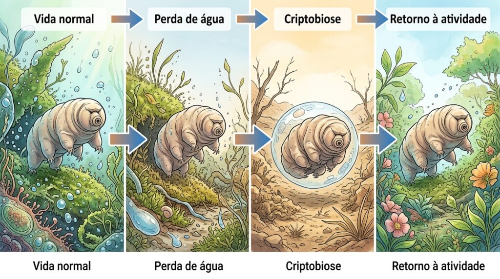 Nem urso, nem inseto: o segredo do animal microscópico que sobrevive ao extremo