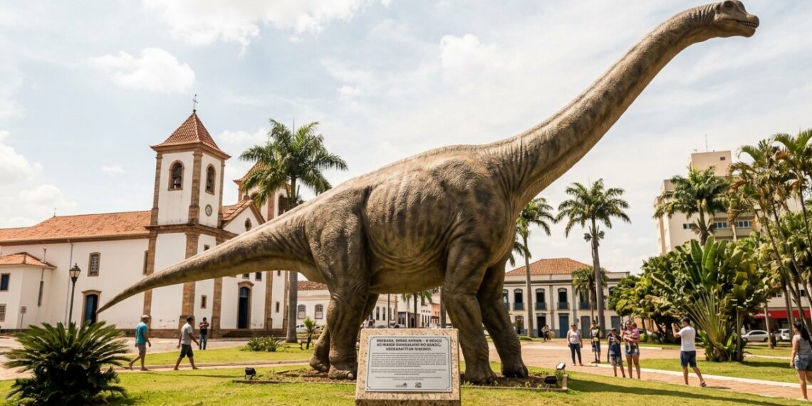 A cidade mineira que guarda o maior dinossauro do Brasil virou o primeiro Geoparque da UNESCO no Sudeste em 2024