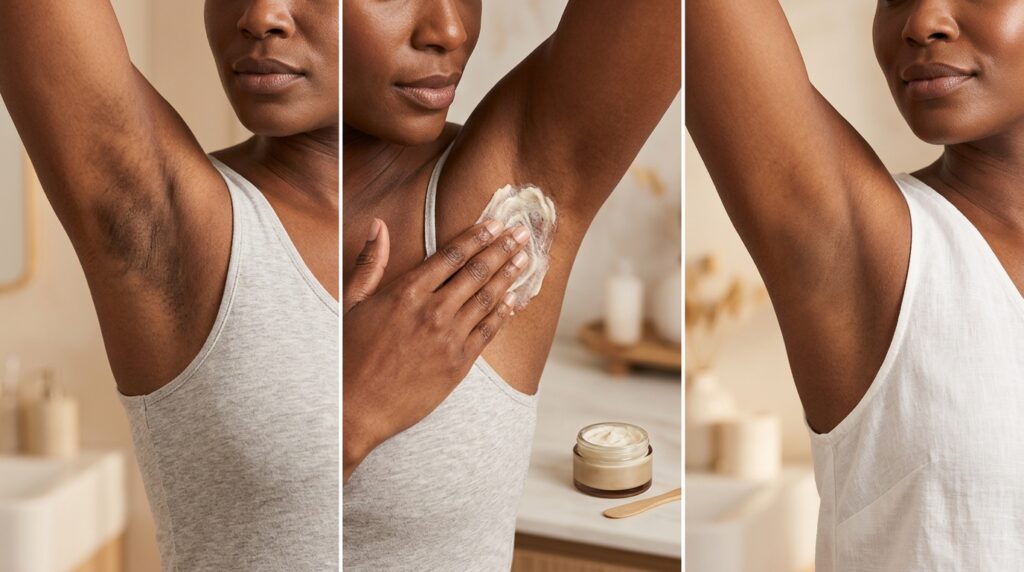 Como clarear as manchas nas axilas em casa: as 3 receitas que dermatologistas não vendem