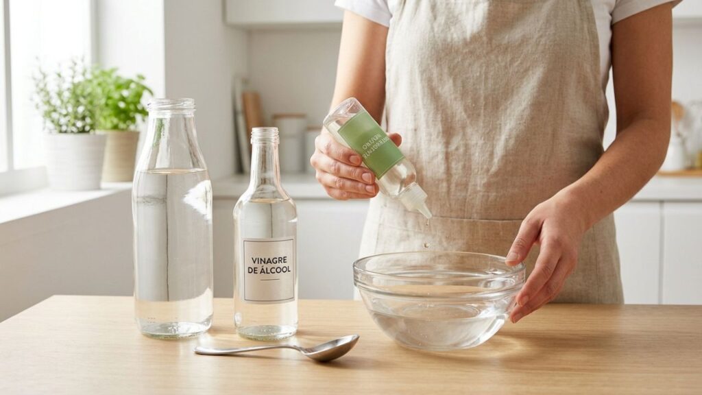 O truque simples borrifando vinagre de álcool diluído em água para eliminar pulgões das folhas de forma rápida