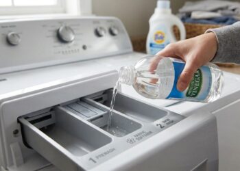 Colocar vinagre de álcool no compartimento do amaciante da máquina: para que serve e por que você deve fazer isso para deixar as toalhas felpudas e proteger os fios