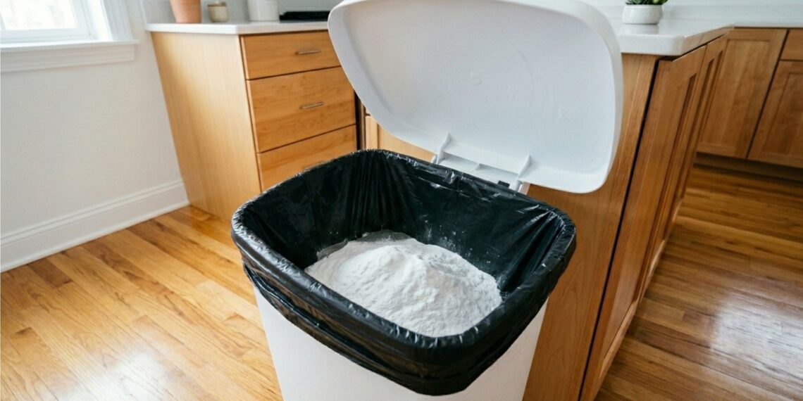 Despeje esse pó branco no fundo da sua lixeira e elimine o mau odor em poucos instantes com um truque simples, barato e surpreendentemente eficaz para manter a casa sempre fresca