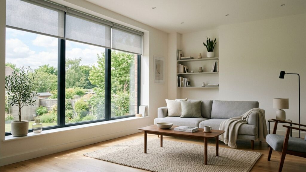 X-2026-06-09T131837.972-1024x576 Adeus às cortinas longas até o chão: a nova tendência aposta em persianas minimalistas que modernizam o ambiente, facilitam a limpeza e trazem um visual mais leve, prático e sofisticado para os espaços da casa