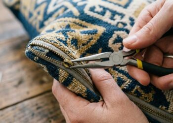 Como consertar aquele zíper de almofada que fica abrindo no meio: o truque fácil de apertar com o alicate na ponta do fecho que está na moda e sempre funciona