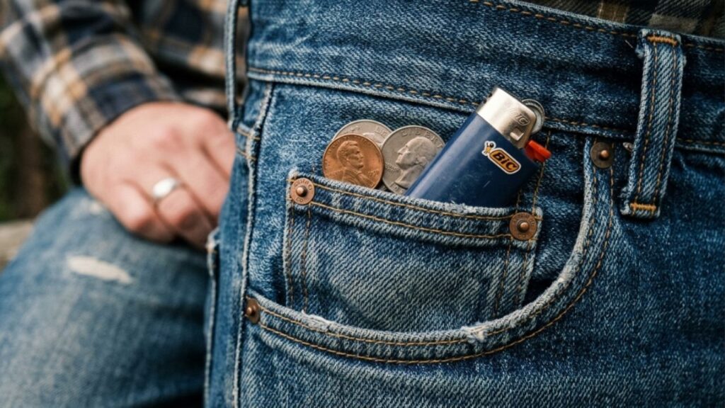 Para que serve aquele bolsinho minúsculo costurado dentro do bolso da parte da frente da sua calça jeans?