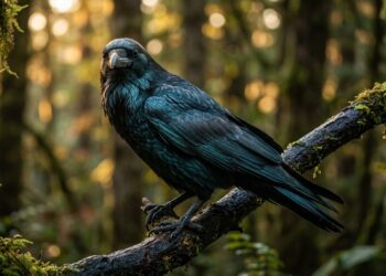 Este animal é capaz de planejar o futuro e guardar rancor de seres humanos (O corvo)