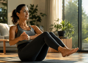 O exercício de 10 minutos que mulheres acima de 40 estão fazendo para desinchar o abdômen em casa