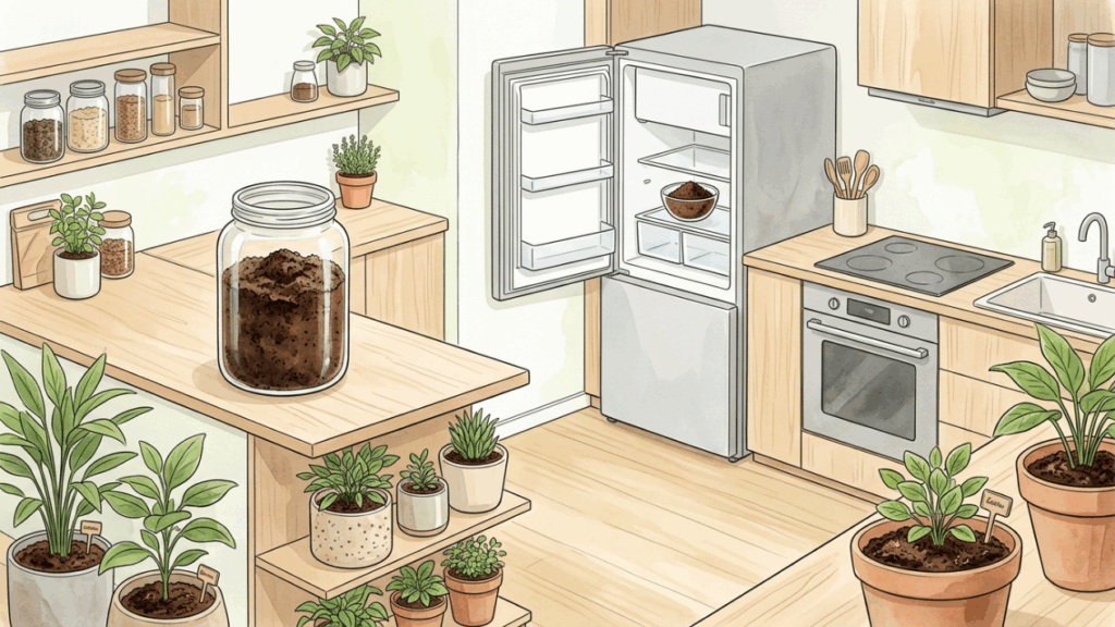 Não jogue a borra de café fora: ideias para usar como desodorizante de geladeira e adubo das plantas