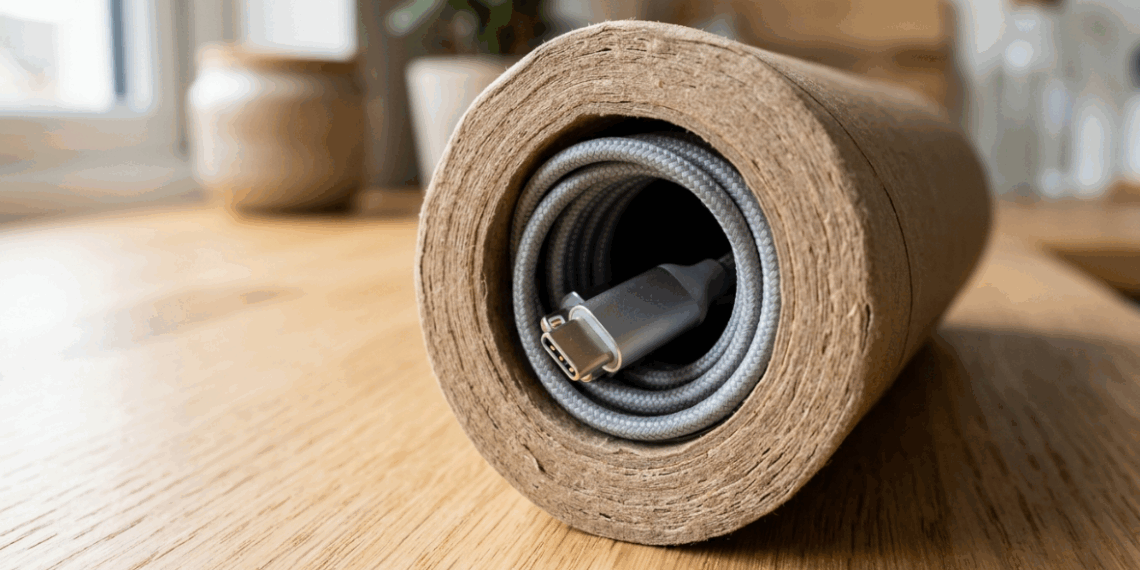 O artesanato funcional mais rápido do Brasil para guardar fones de ouvido e cabos USB