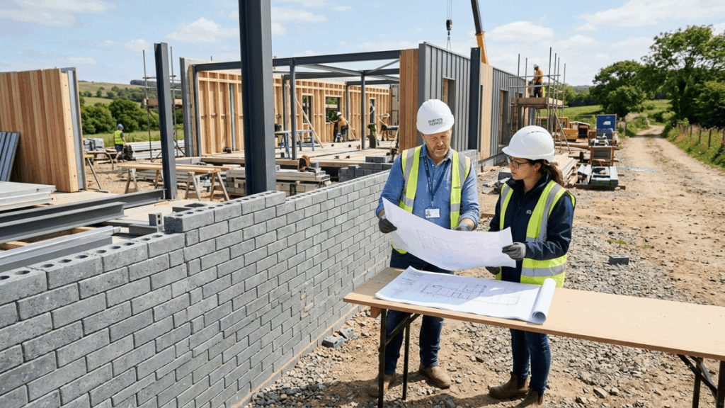 Nem tijolos, nem construção a seco: a invenção de 2026 que permite construir uma casa em cinco dias