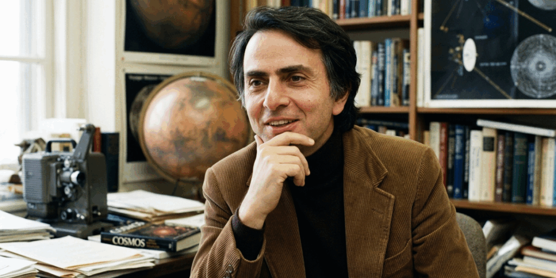 Carl Sagan e a perspectiva: "Para fazer uma torta de maçã do zero, primeiro você precisa inventar o universo”