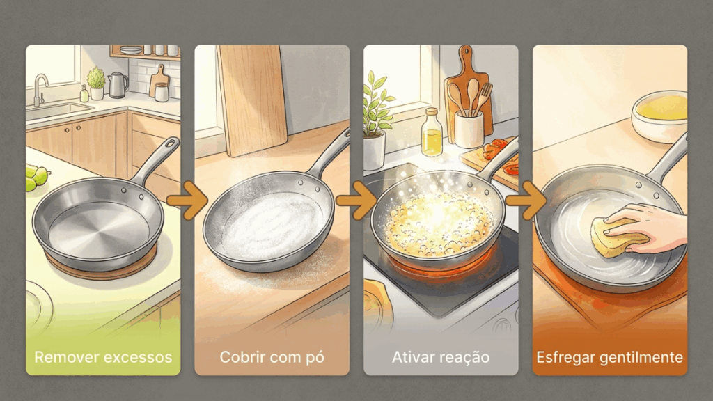 A misturinha caseira mais poderosa da internet para salvar panelas e eliminar a crosta preta