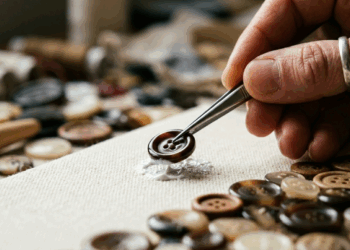 Não jogue fora os botões antigos da caixa de costura da vovó: eles valem ouro e podem ser transformados em peças de arte impressionantes