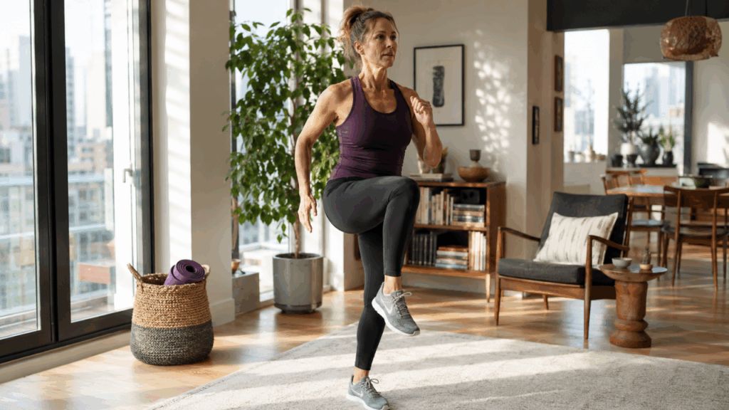 O exercício de 10 minutos que mulheres acima de 40 estão fazendo para desinchar o abdômen em casa