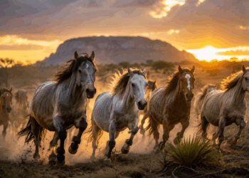 Esses cavalos enfrentam seca, parasitas e calor extremo sem depender dos humanos no Brasil