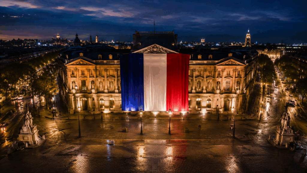 Por que a bandeira da França é azul, branca e vermelha, e qual a origem revolucionária dessas três cores?