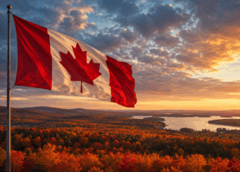 Por que a bandeira do Canadá tem uma folha de bordo vermelha, e o que esse símbolo diz sobre a identidade do país?