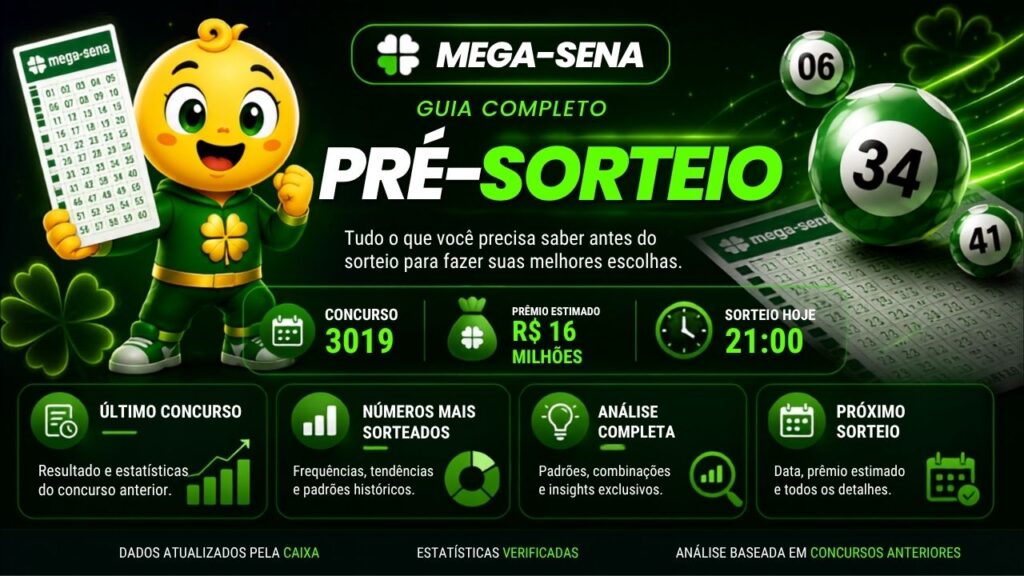 mega-sena-texto-1024x576 Mega-Sena 3019 sorteia R$ 16 milhões hoje, veja como apostar