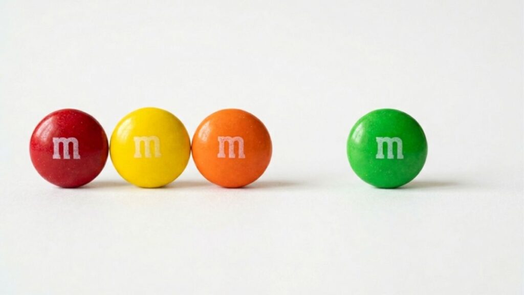 A M&M's vai remover corantes artificiais, excluindo duas cores icônicas