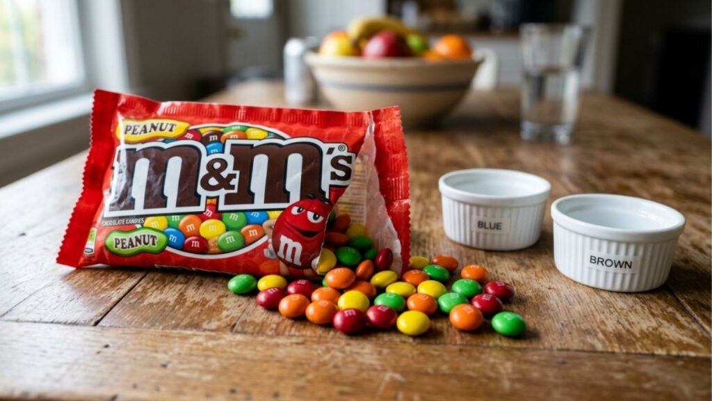 A M&M's vai remover corantes artificiais, excluindo duas cores icônicas