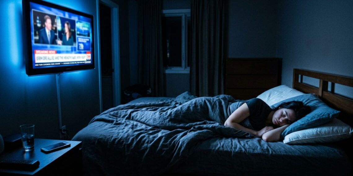 Quem dorme com a TV ligada costuma compartilhar este padrão psicológico, segundo especialistas
