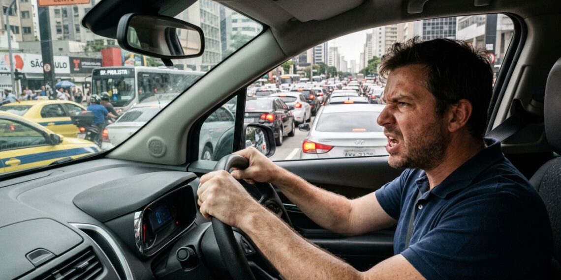 O que acontece no cérebro quando você perde a paciência no trânsito e por que isso importa