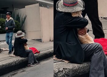 Idoso volta do hospital e reação de seu cachorro emociona milhões nas redes