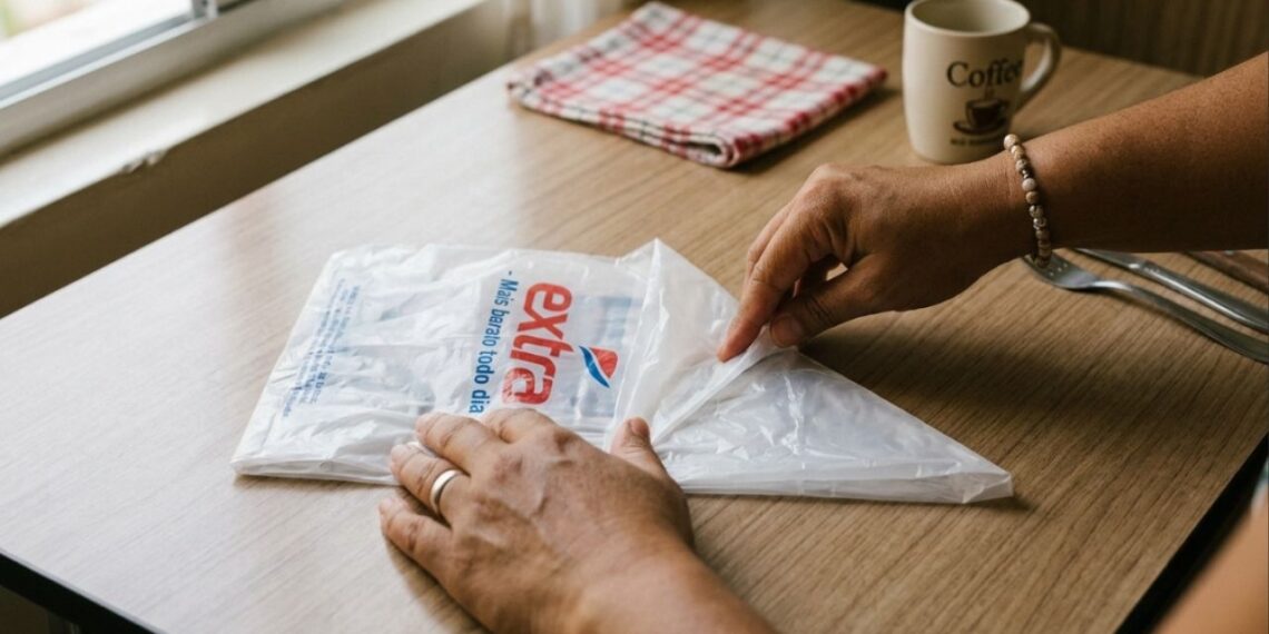 Como guardar sacolinhas de supermercado sem fazer volume e bagunça na gaveta: o truque fácil de dobrar em pequenos triângulos que minha avó ensinou