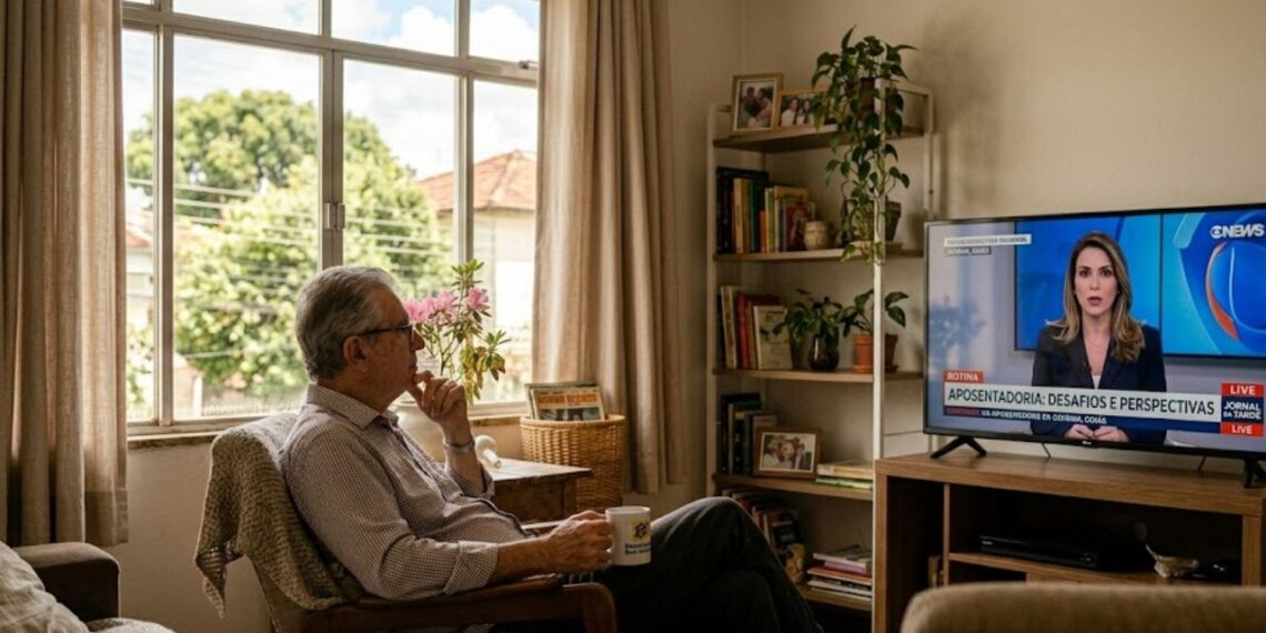 A psicologia explica que assistir televisão na velhice pode ser uma forma de reorganizar a ausência da rotina de trabalho