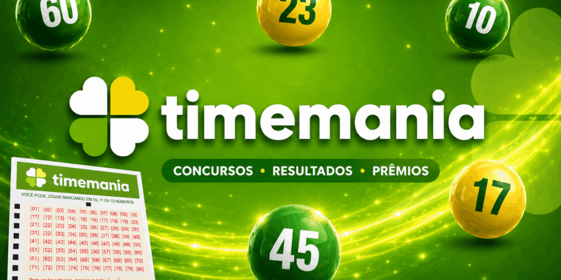 Timemania 2403 sorteia R$ 450 mil domingo (14/06) veja como apostar