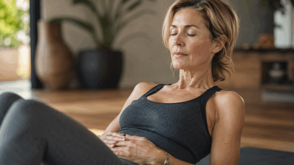 O exercício de 10 minutos que mulheres acima de 40 estão fazendo para desinchar o abdômen em casa