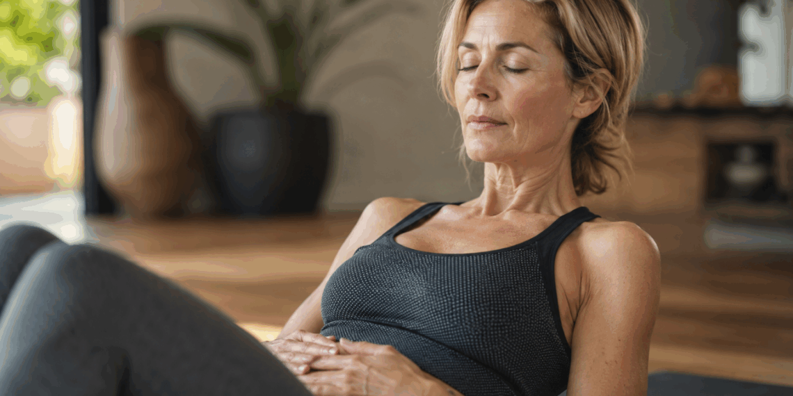 O exercício de 10 minutos que mulheres acima de 40 estão fazendo para desinchar o abdômen em casa